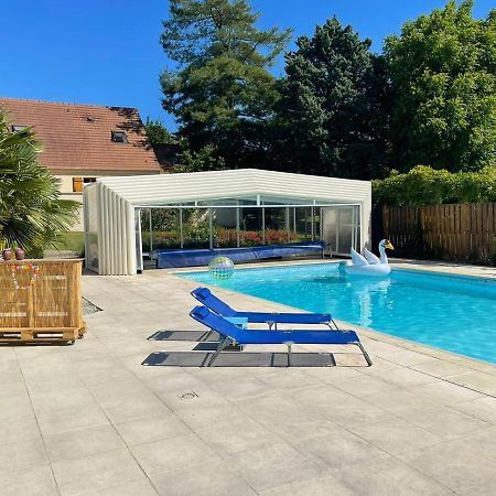 L'Annexe- Guest House Avec Piscine Studio Avec Coin Chambre Rosny-sur-Seine ภายนอก รูปภาพ