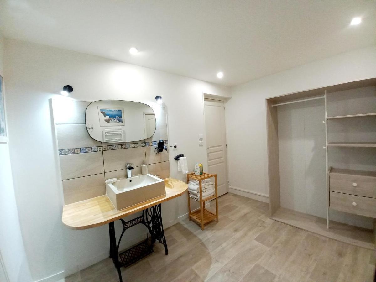 L'Annexe- Guest House Avec Piscine Studio Avec Coin Chambre Rosny-sur-Seine ภายนอก รูปภาพ