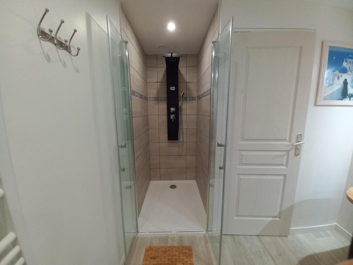 L'Annexe- Guest House Avec Piscine Studio Avec Coin Chambre Rosny-sur-Seine ภายนอก รูปภาพ