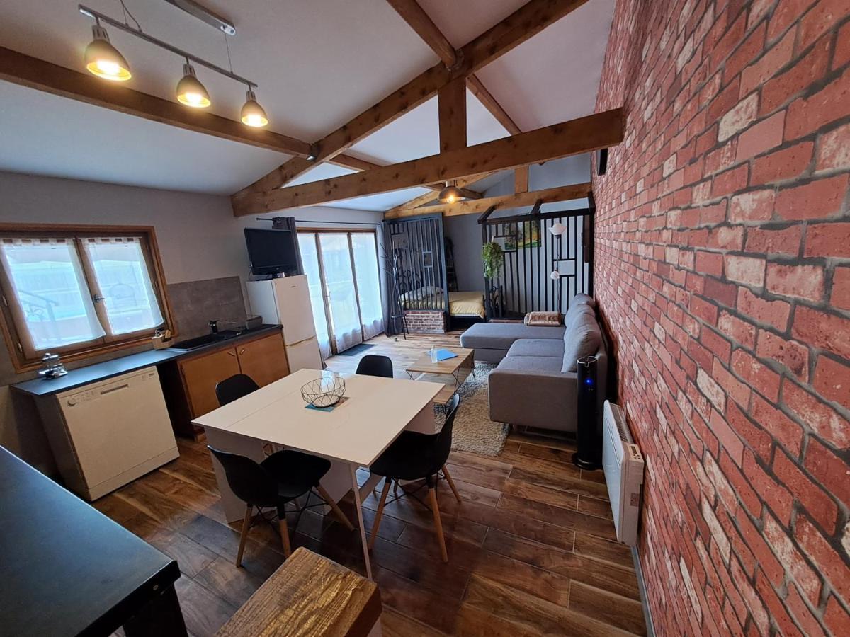 L'Annexe- Guest House Avec Piscine Studio Avec Coin Chambre Rosny-sur-Seine ภายนอก รูปภาพ