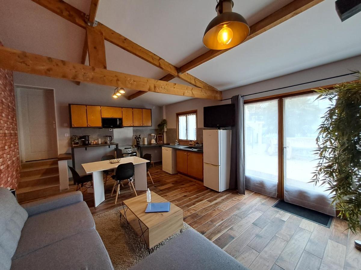 L'Annexe- Guest House Avec Piscine Studio Avec Coin Chambre Rosny-sur-Seine ภายนอก รูปภาพ