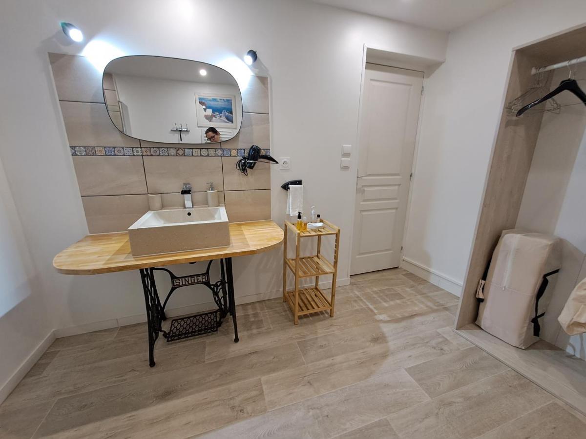L'Annexe- Guest House Avec Piscine Studio Avec Coin Chambre Rosny-sur-Seine ภายนอก รูปภาพ